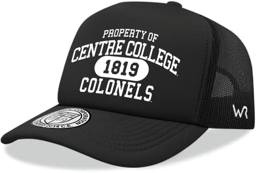 W Republic Center College Cononels Property of, College Caps Black