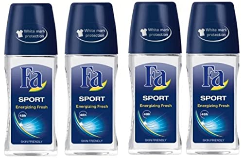 FA desodorante 1,7 onças, homens e mulheres, 50ml - 4 pacote