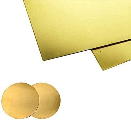 Sogudio Plate Brass Pura Folha de cobre pura Folha de cobre Metal Metal Brass Cu Metal Placa de papel alumínio Superfície lisa