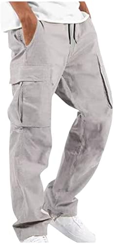 Calças de carga Dreamlascar para homens Caminhando calças treino relaxado FIT HUCKING TRUSHERS CASUAL ATHLENTS COM POLOS