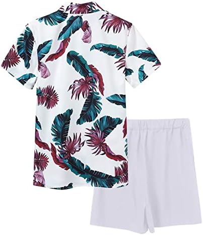 Summer de verão de 2 peças de traje masculino masculino de verão lazer Havaí Holiday Beach Beach de trajes de Natal para