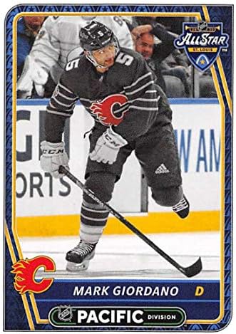 2020-21 TOPPS NHL Adesivo 592 Mark Giordano All-Star Calgary Flames Hockey Sticker Card