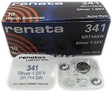 Renata Single Watch Battery Swiss Made Renata 341 ou SR714SW 1.55V