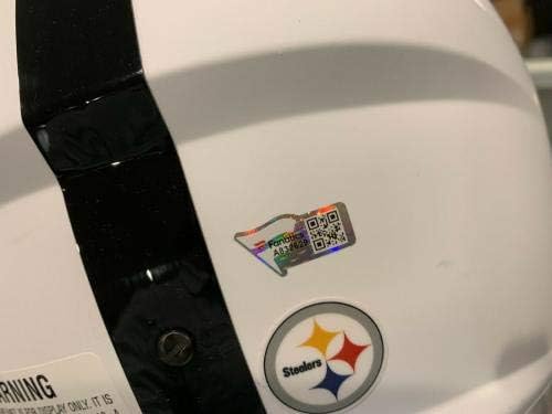 Ben Roethlisberger PGH Steelers em tamanho grande AMP Réplica assinada Fanáticos - Capacetes Autografados da NFL