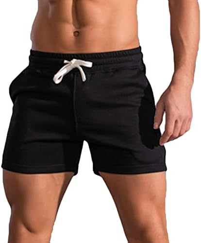 DGOOPD Mens shorts 5 polegadas Useam shorts atléticos de cintura elástica de algodão shorts esportivos esportivos esportivos