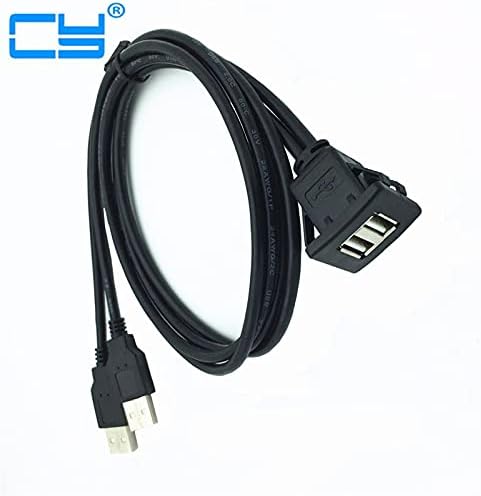 Conectores USB macho para fêmea Aux Painel de montagem Montagem Cabo de extensão para carro de carro de carro
