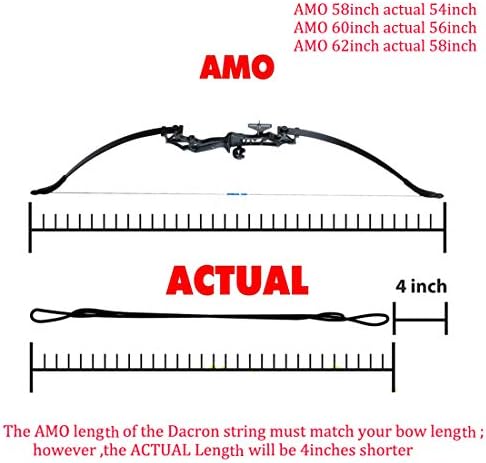 Recurve Bow String Dacron Bow String Substitui