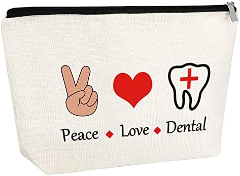 Presentes do dentista para feminino Dental Makeup Bag Dental Assistant Gifts Cosmético Bolsa Cosmética Higienista