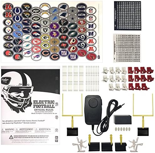 Tudor Games Denver Broncos NFL Ultimate Electric Football Conjunto - Quadro de Alum, 48 X 24 Campo