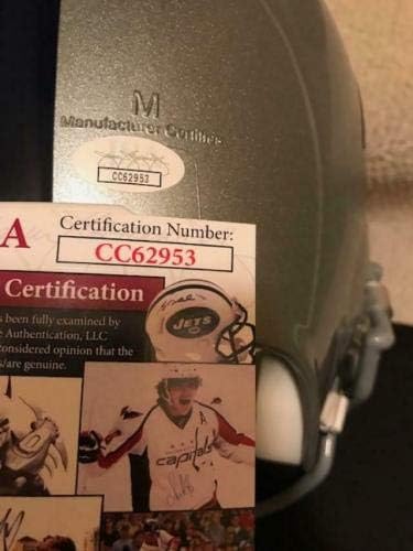 Bob Lilly assinou o capacete de estatísticas do Dallas Cowboys de tamanho grande+JSA 10 inscrições - capacetes autografados da