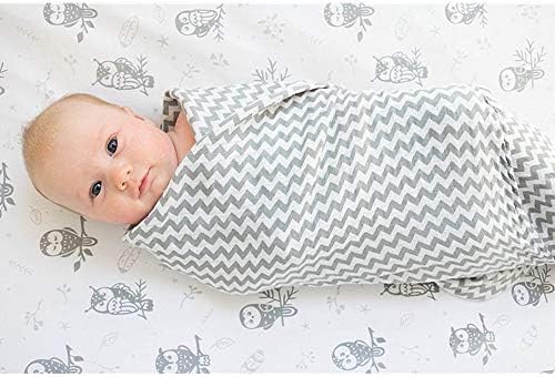 Muslin Swaddle Cobertors para bebês, tampas de enfermagem e enfermagem, algodão macio e respirável de bambu