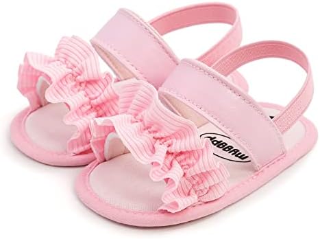 Chuveiro desliza meninas Testar sandálias Flores de sola macia Sapas de criança sandálias Princesa Green Toddler Girl Sandals