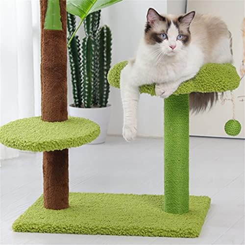 Lepsjgc simulação gatos ninho ninho tropical florestas gatos brinquedos de camas sisal gatos postagem de arranhões na moldura de escalada