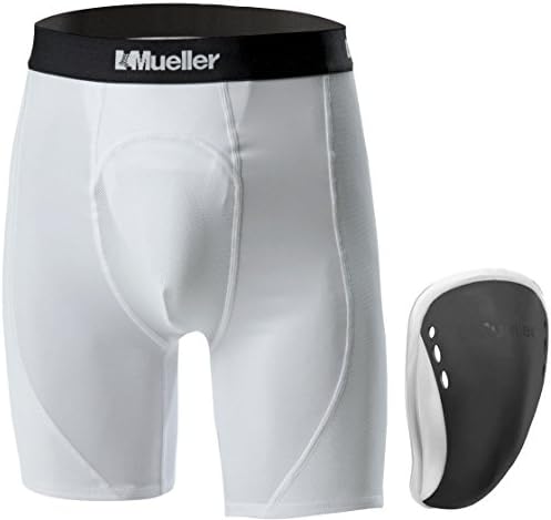 Mueller Teen Flex Shield com shorts de suporte