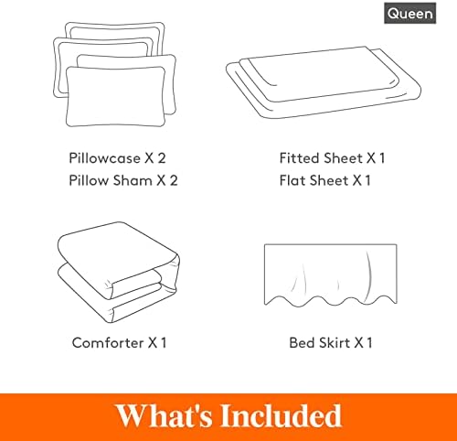 Conjunto de edredom de rainha cinza da vida de vida - 8 peças Ultra Soft Diamond Pattern Bedding Set - cama em uma bolsa