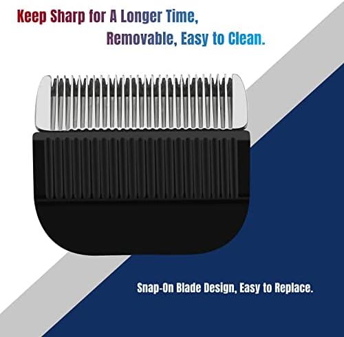 2 pacote de pacote de cabelo profissional Clipper/Trimmer Substacement Blade, compatível com WAHL 79434/9649P/9549 MDEL