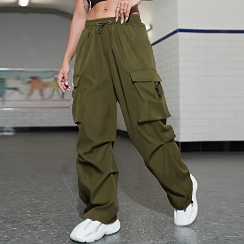 Miashui Business Casual Casual for Women High Ciay 2023 Cargo Pants Mulher Relaxed Fit Plus Size Mulheres Trabalho Negócios