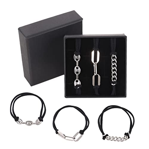 Cabelo de pulseira gravata para mulheres, bracelete prateada dourada gravata com elástico preto bege, 2 em 1 sem