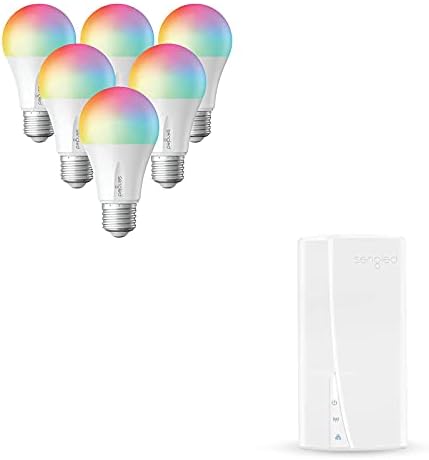 Pacote de lâmpada inteligente de lâmpada inteligente Hub smart home Smart, trabalhe com Alexa, Google Home, SmartThings, IFTTT, ZigBee