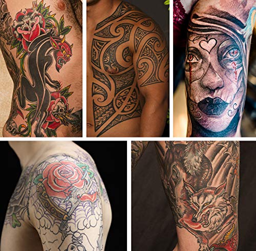 Conjunto de agulhas de tatuagem - 50pcs A agulhas de tatuagem mista 3rl, 5rl, 7rl, 9rl, 3rs, 5rs, 7rs, 9rs, 5m1,7m1 descartáveis