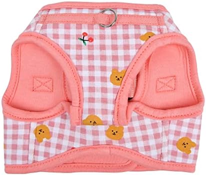 Puppia Spring e Summer Fashion-In Step-In Vest Dog Harness, Indian Pink_baba, Média