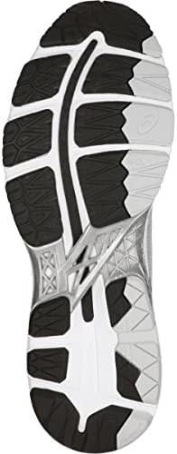 ASICS Men Gel-Kayano 24 sapatos atléticos, prata/preto/cinza médio, 8,5 médios EUA