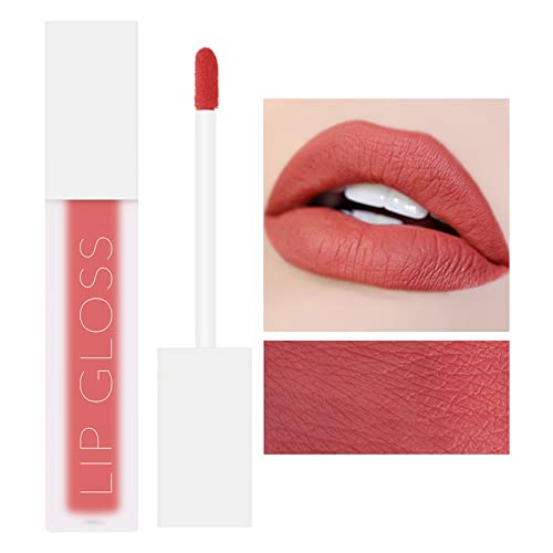 Lips Plumper Full Lipstick Durável Durável Veludo à prova d'água Lip Gloss Velvet Lip Glaz