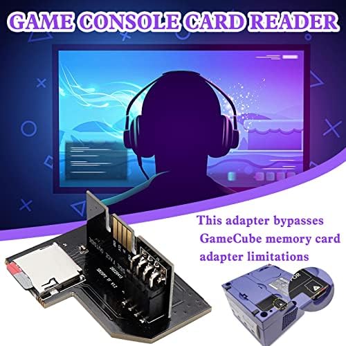 Qingze para SD2SP2 Pro SD Adaptador de cartão SDL Micro SD/TF Adaptador do leitor de cartões para consoles de jogos GameCube