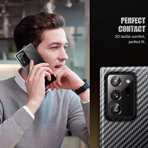 Caso de fibra de carbono para Samsung Galaxy Note 20 Ultra Case Slim Fit para Samsung Note 20 Ultra Caso Caso Caso Robusta Proteção