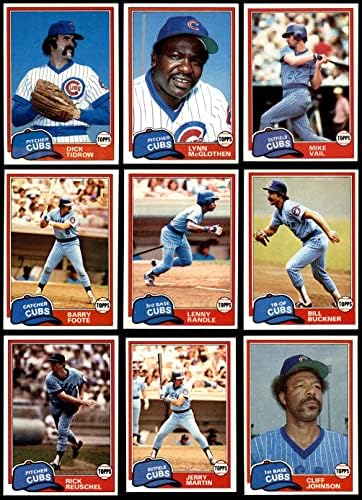 1981 Topps Chicago Cubs Team Set Chicago Cubs NM/MT Cubs