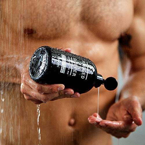Rugged & Dapper - Scrub de energia diária e shampoo de potência de dupla finalidade e pacote de lavagem corporal