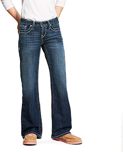 Ariat Girls Real Bootcut Jeans entrelaçados