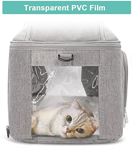 N/A Dog Mackpack Bolsa de transporte de transportador respirável Bolsa de viagem para cães e gatos pequenos