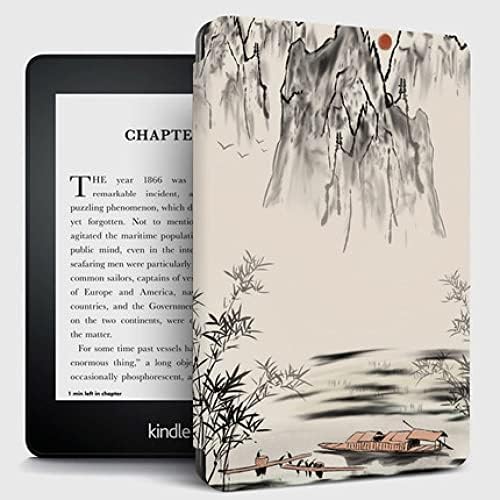 Caso para o novo Kindle Paperwhite - Capa de couro leve PU Premium com sono/wake automático para a Kindle Paperwhite -