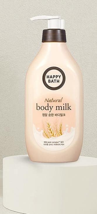 Happy Bath Bath realmente suave Loção de leite corporal 450ml*2p Conjunto