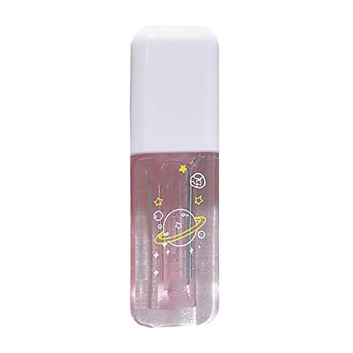 Xiahium arco -íris brilho labial para meninas Água de água leve Lip Libra Lip Lip Like Transparent Fine Glitter Lip Lip Liquid