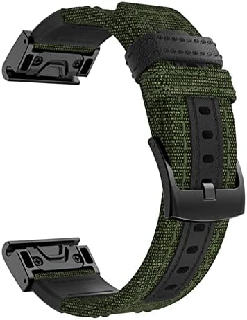 OneCM Nylon Quick Fit Watchband Strap para Garmin Fenix ​​7x 7 6x 6 5x 5 mais 3 3 HR Forerunner 935 945 Smart Watch