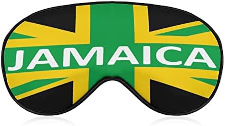 Máscara para dormir da bandeira do reino jamaica