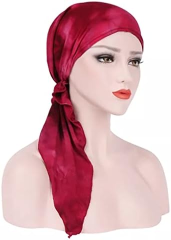 Sawqf mulheres hijabs chapéu cachecol de cachecol hat chapéu de turbante pano boné chapéu de cabelo senhoras acessórios de cabelo