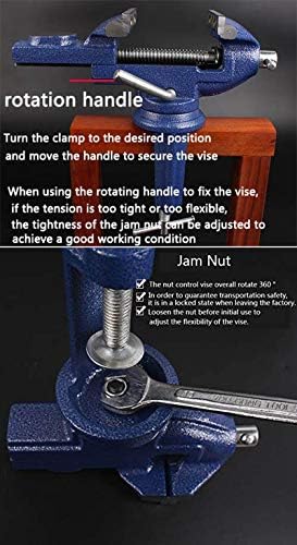 Mytec home vise clamp-on vise ， 2.5