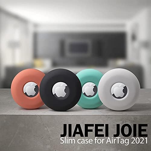 Jiafei Joie Airtags Capa/suporte/protetor compatível com Apple Airtag, design anti-perda com fita adesiva, caixa de proteção