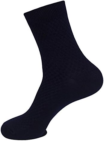 Meias de vestido masculino meias de fibra confortáveis ​​meias casuais de negócios