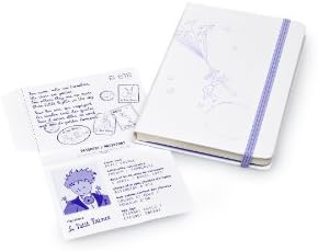 Moleskine 2015 Le Petit Prince Limited Edition Weekly Notebook, 12 meses, bolso, branco, capa dura