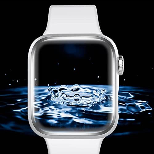 [3-Pack] Para Apple Watch Series 8 / Série 7 / Série 8 e 7 Protetor de tela de alumínio [cobertura completa], Superguardz,