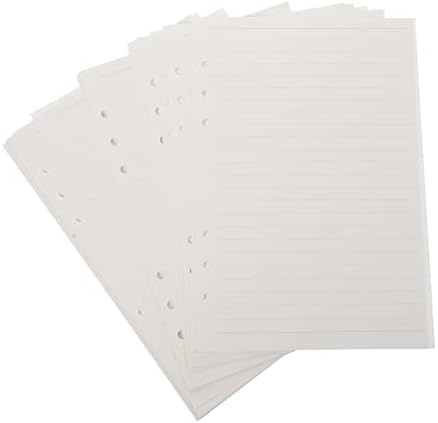 Tofficu 5 PCs Laptop Core de substituição Notebook LODE Caderno de folhas soltas Caderno em branco Caderno de papel de folha solta