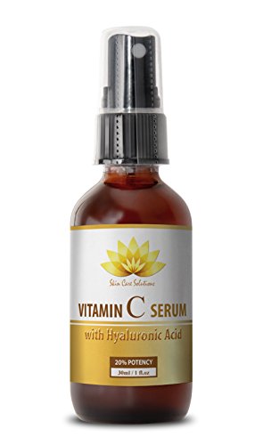 Soro de rugas - soro de vitamina C com ácido hialurônico - soro face - 1 garrafa