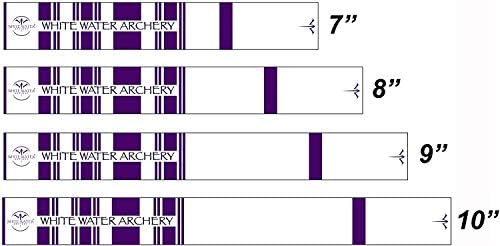 Logo Purple Laminado da Água Branca, o Boss Tradicional Crests Arrow Pack 15pc Pacote Escolha Largura de comprimento