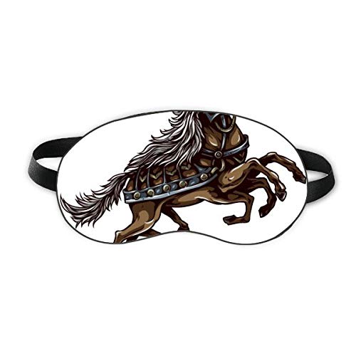 Correndo Horse Armour Animal Art Grain Sleep Eye Shield Soft Night Blindfold Shade Cover