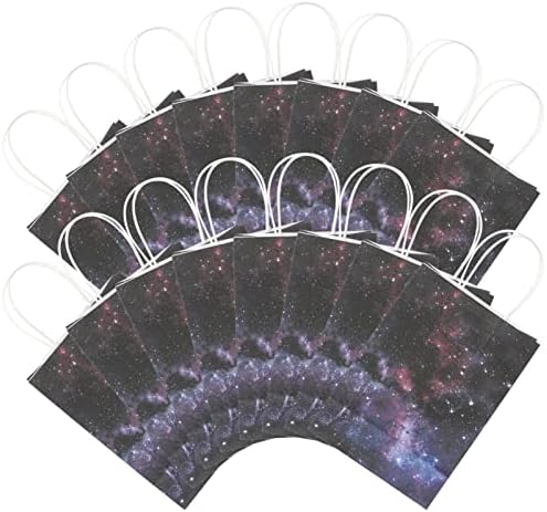 JoJofuny 16pcs Galaxy Party Sacos Space Party Favor Sacos Starry Night Party Presente Goodie Bags