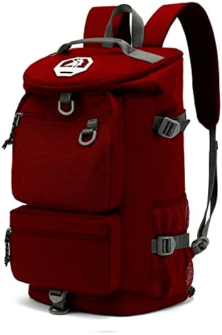 Backpack de mochila de mochila de ginásio à prova d'água com compartimento de sapatos para laptop de caminhada esportiva